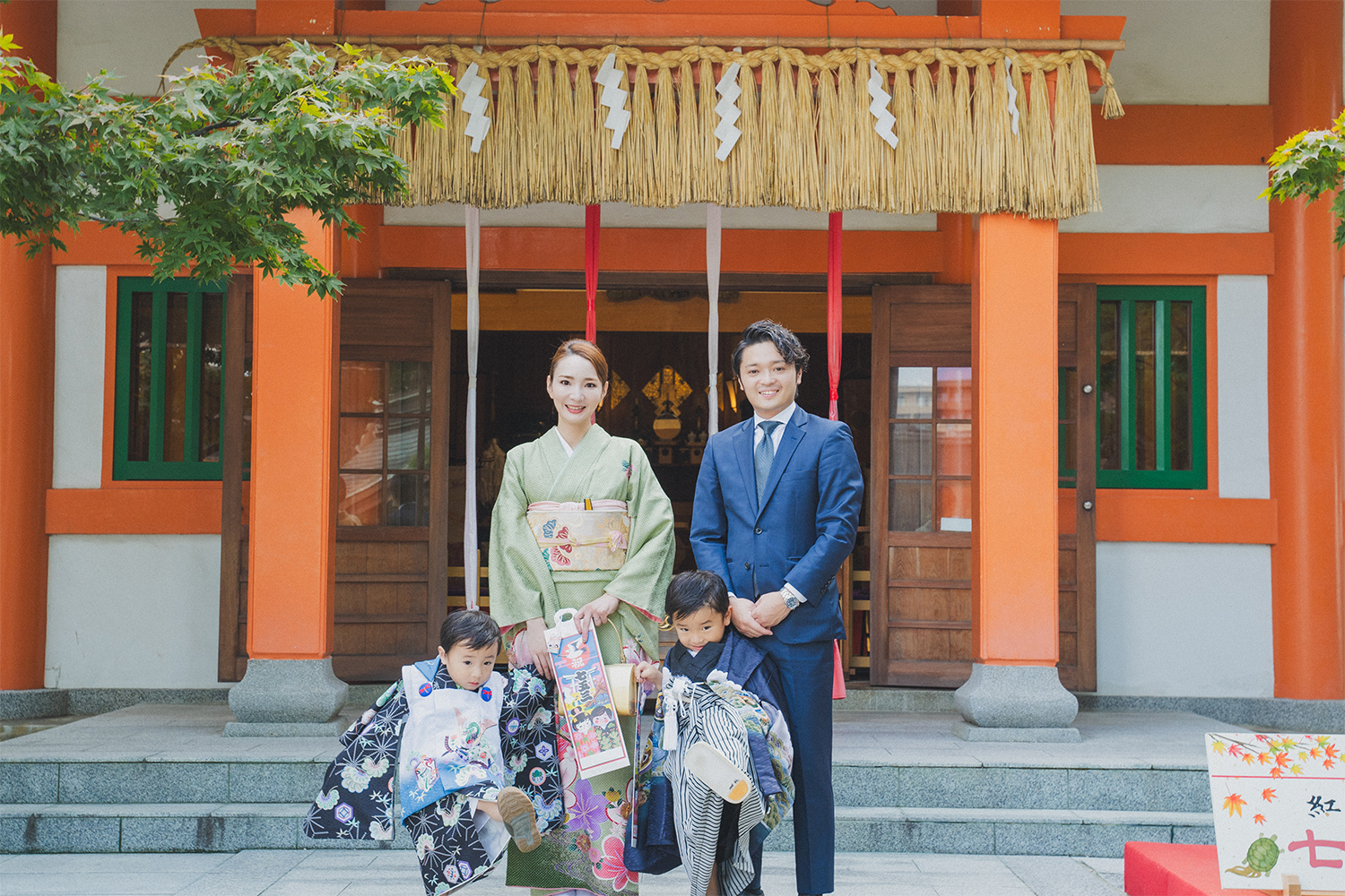 お宮参りの画像