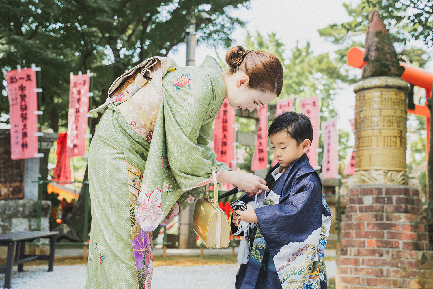 お宮参りの画像